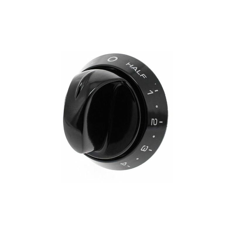Cannon - Knob Twin Black for Cookers and Ovens