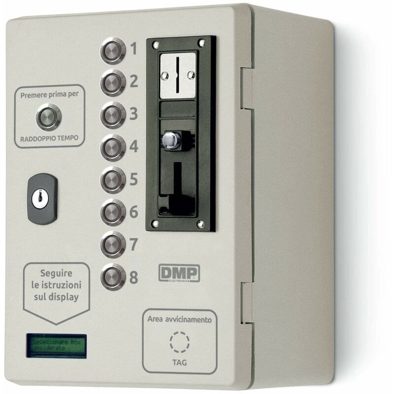 

Dmp Electronics - Control para múltiples duchas cronometradas con hasta 8 cabinas de ducha DMP DCE 28 GT | 3