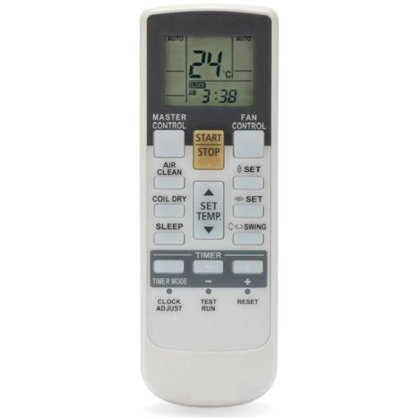 Control remoto compatible con aires acondicionados Fujitsu y genéricos, diseño original, funciones avanzadas, hasta 4 velocidades de ventilador, listo para usar en segundos