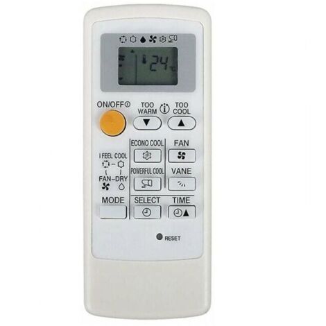 Control remoto compatible para aire acondicionado Mitsubishi. Reemplazo para control remoto de aire acondicionado Mitsubishi en inglés.