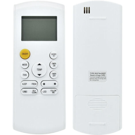 Control remoto de repuesto para aire acondicionado con retroiluminación LED para RG57B1, BGE, RG57B2, BGE, RG57B, BGE, RG57, BGE, RG57A, BGE, RG57A6
