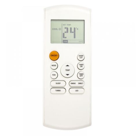 Control remoto de repuesto para aire acondicionado con retroiluminación LED RG57B-BGE
