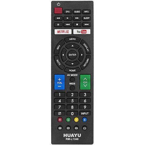 Control remoto de TV SHARP RM-L1346 NETFLIX YOUTUBE (LXP1346)