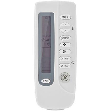Control Remoto del Aire Acondicionado ARH-403 para Samsung, Aire Acondicionado Teledirigido Universal del Reemplazo para El Contador de Tiempo Incorporado del Reloj La Marca de F¨¢brica Samsung