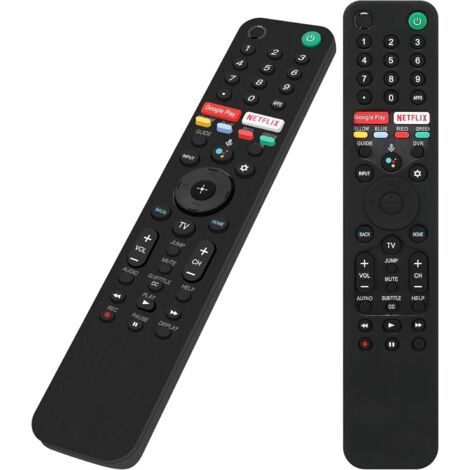Control remoto inteligente de repuesto Sony RMF-500U compatible con Google Search Smart TV para todos los televisores LCD LED de Sony y televisores LED Bravia XR 4/8K HDR Array