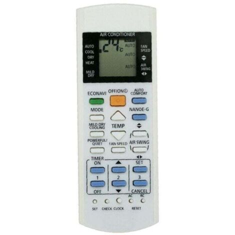 Control remoto para aire acondicionado Panasonic, ABS blanco, XU, repuesto para A75C3300 3208 3706 3708 3883 3935 - KZQ