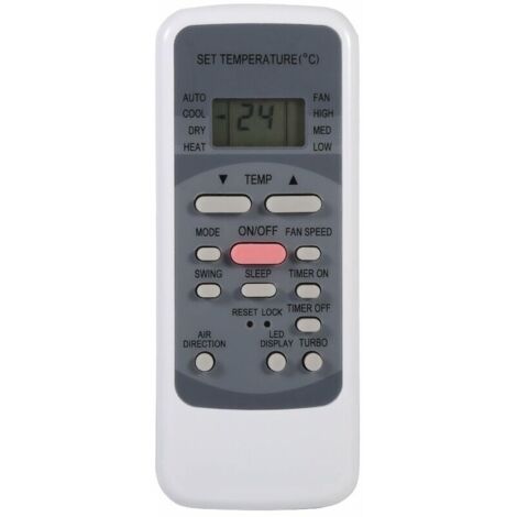 Control remoto para aires acondicionados de la serie R51 R51/E R51/CE R51M/CE R51D/E R51M/BGE R51M/BGE, reloj incorporado y temporizador de encendido/apagado