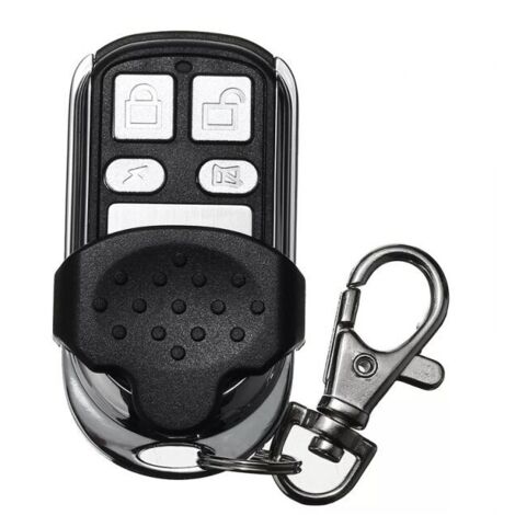 Control remoto para puerta de garaje de 4 botones de 868 MHz, alarma antirrobo, cortina, tamaño compacto,