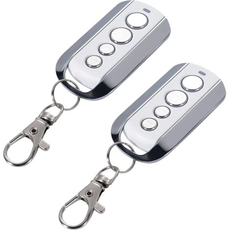 Control remoto para puerta de garaje de 4 canales y 433 MHz, compatible con 104257, 114253, 104250, 104251, 104350, 654100, 654300, paquete de 2.