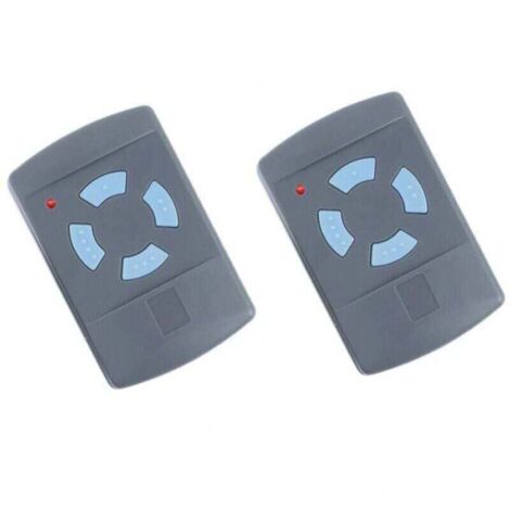Control remoto para puerta de garaje HSM4 868 con XU (paquete de 2), 4 botones, color azul, reemplaza a XU, transmisores Hormann 868 HS4 HSM2 HSP4 868 HS1 868 Tubauto HSM4 868 HS4 868, frecuencia KZQ.