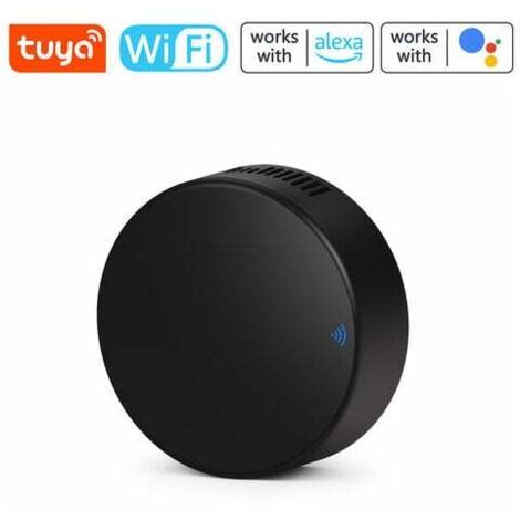 Control remoto universal Tuya WiFi IR RF, controlador inalámbrico todo en uno, controlador infrarrojo compatible con Alexa Google Home, control por voz
