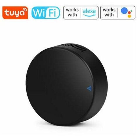 Control remoto universal WiFi IR RF Controlador inalámbrico todo en uno Controlador infrarrojo Compatible con Alexa Google Home Control de voz
