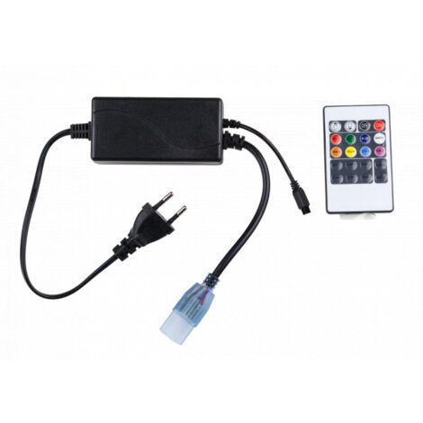 Control télécommande rgb 220v 700w tape led freya 40-50m