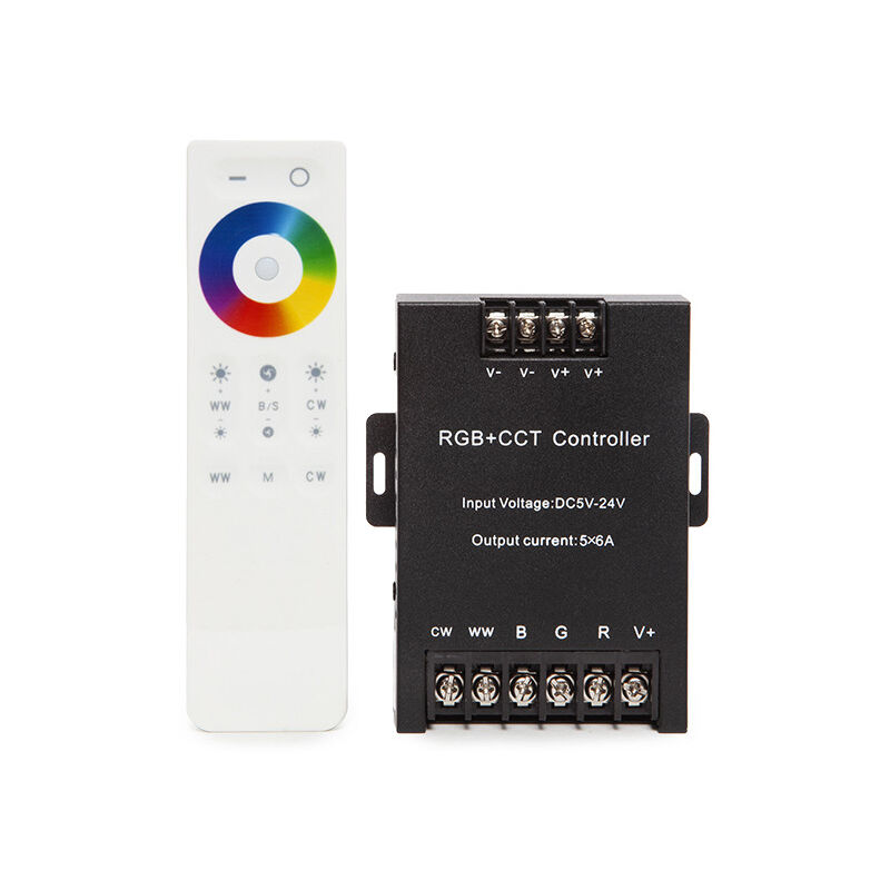 

Controlador 2.4G Táctil RGB+Cct 5 Canales Mando a Distancia (TB-DST05)
