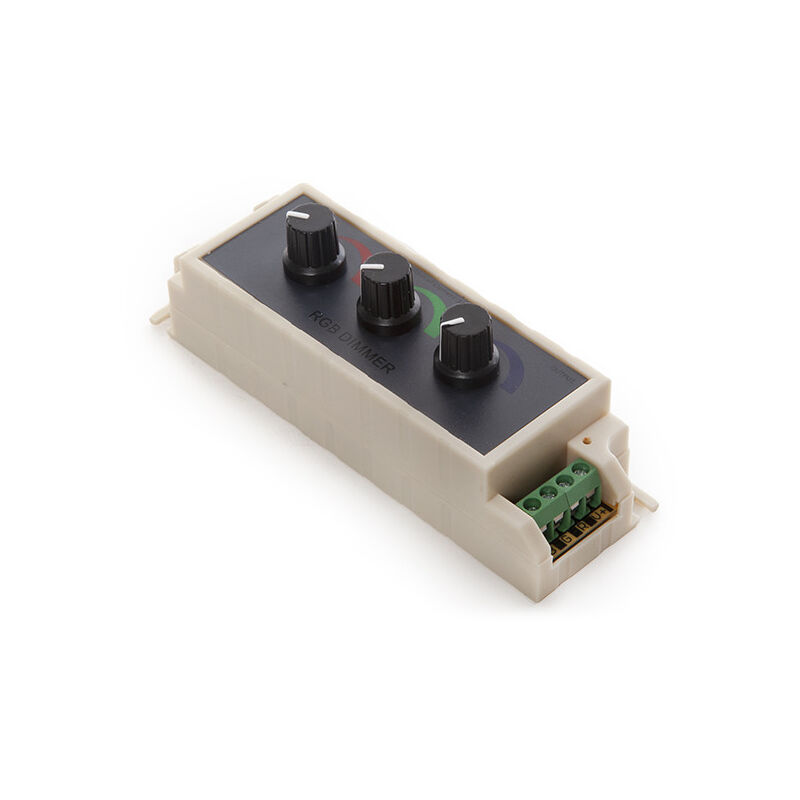 

Controlador 3 Botones Tira RGB 12-24VDC ► 108/216W (TB-X3B)