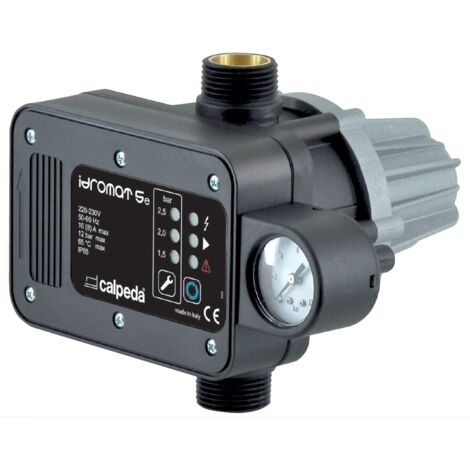 Controlador automático de presión Calpeda IDROMAT encendido/apagado para bomba, ajustable de 1,5 a 2,5 bar, conmutador de riego, presostato