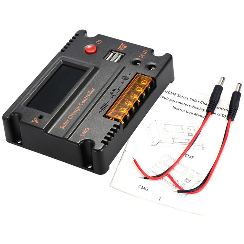 

Controlador de carga solar LCD, compensacion de temperatura de proteccion de sobrecarga,CMG-2420 20A