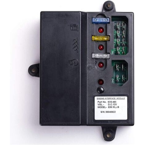 Controlador de generador, módulo de interfaz de motor EIM 630-465 - Controlador de generador de 12 V, calibración de sobrevelocidad, sellado, fácil instalación para piezas de motor