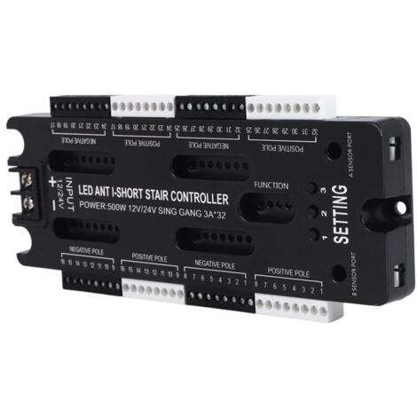 Controlador de iluminación LED flexible de 32 canales para escaleras