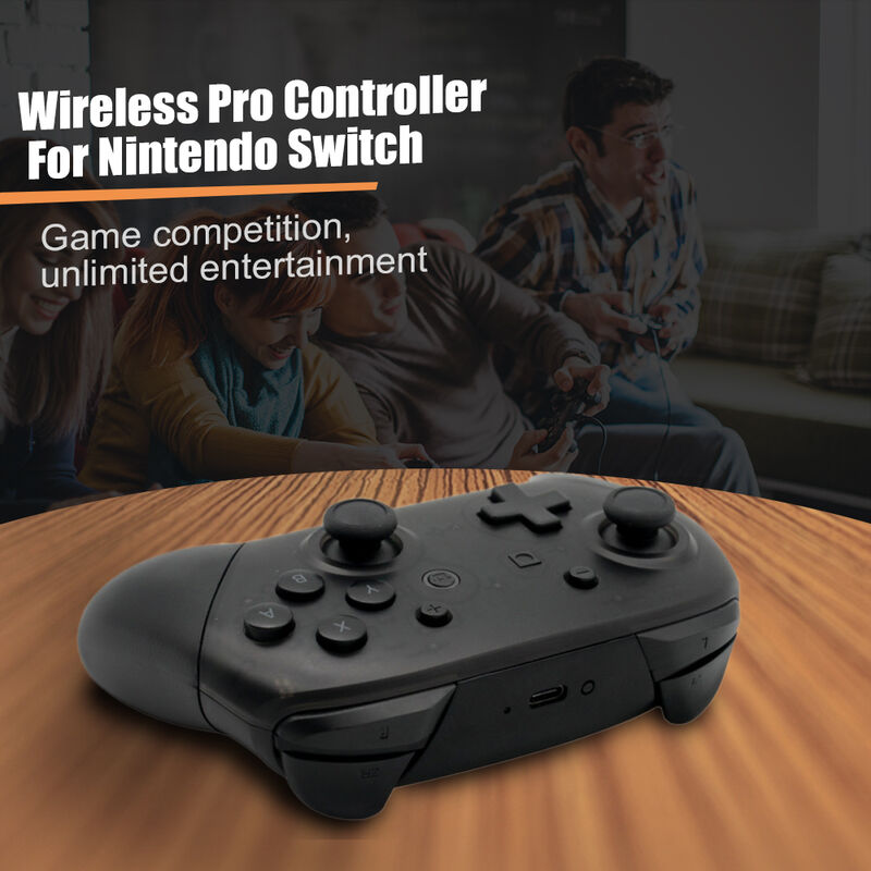 

Controlador de juegos inalambrico Pro Gamepad Joystick Control remoto para consola Nintendo Switch, Negro