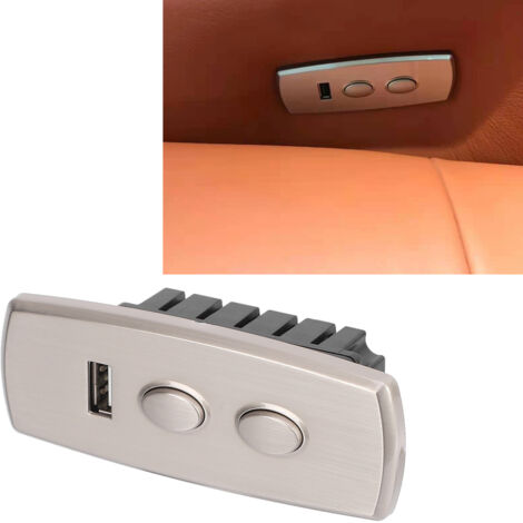 Controlador de posición USB de 5 pines y 2 botones para control de elevación de sofá eléctrico, reemplazo completo para sillones reclinables, ABS 22AWG, rojo