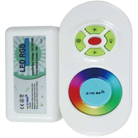 Controlador de radiofrecuencia/mando a distancia para la cinta de LED de color de 12V RGB