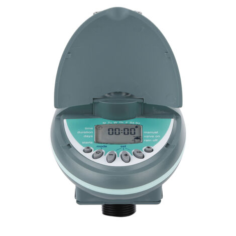 Controlador de riego inteligente con rosca G3/4", con temporizador de riego automático, programable.