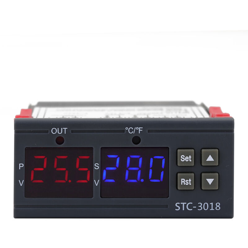 

Controlador de temperatura digital, rele de termostato ℃ / ℉ 10A, con pantalla LED doble,220 V