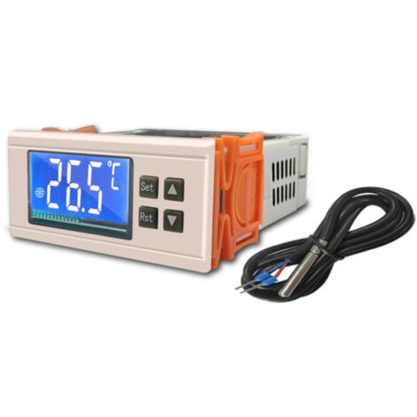 Controlador de temperatura digital STC-8080A+: Termostato inteligente de control de temperatura de descongelación para refrigeración.