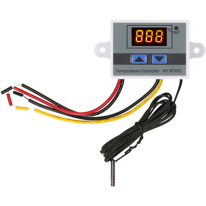 

Controlador de temperatura electronico Pantalla LED Modulo de termostato Interruptor de modulo de control de temperatura de temperatura con sonda NTC