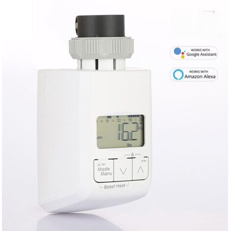 Controlador de temperatura inteligente Tuya Wifi, controlable a través de una aplicación móvil y compatible con Google Home para comandos de voz.