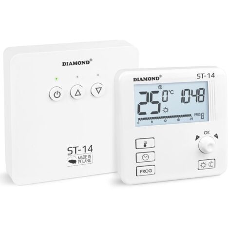 CONTROLADOR DE TEMPERATURA SEMANAL INALÁMBRICO ST-14