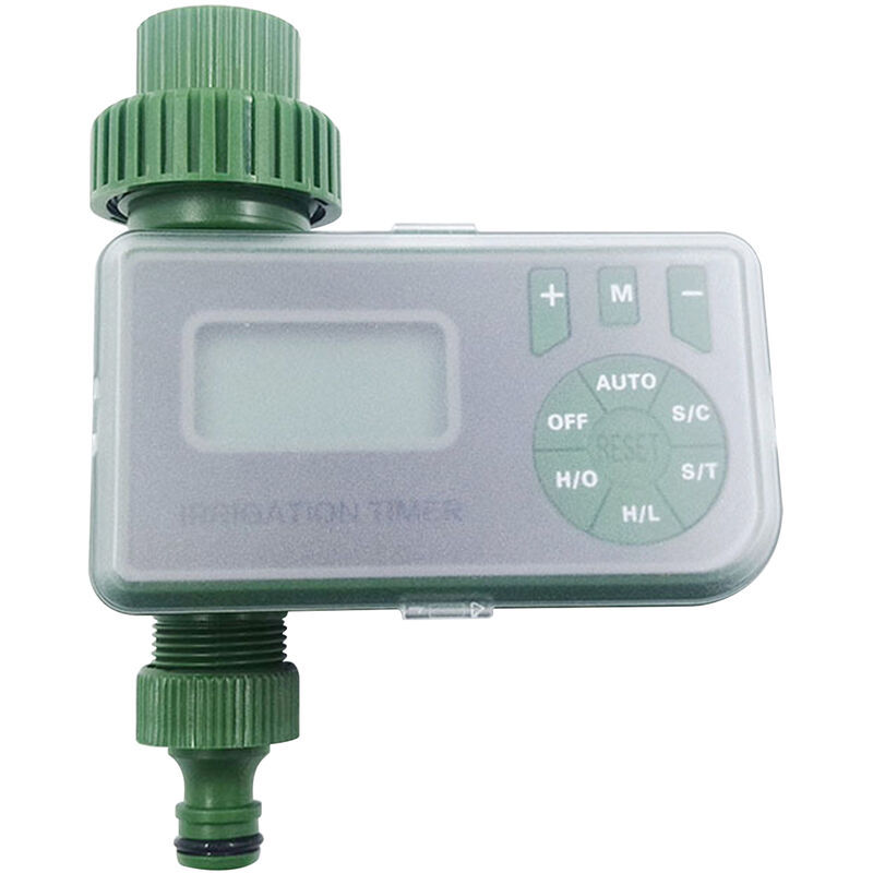 

Controlador de temporizador de agua de riego, temporizador de riego automatico,Verde