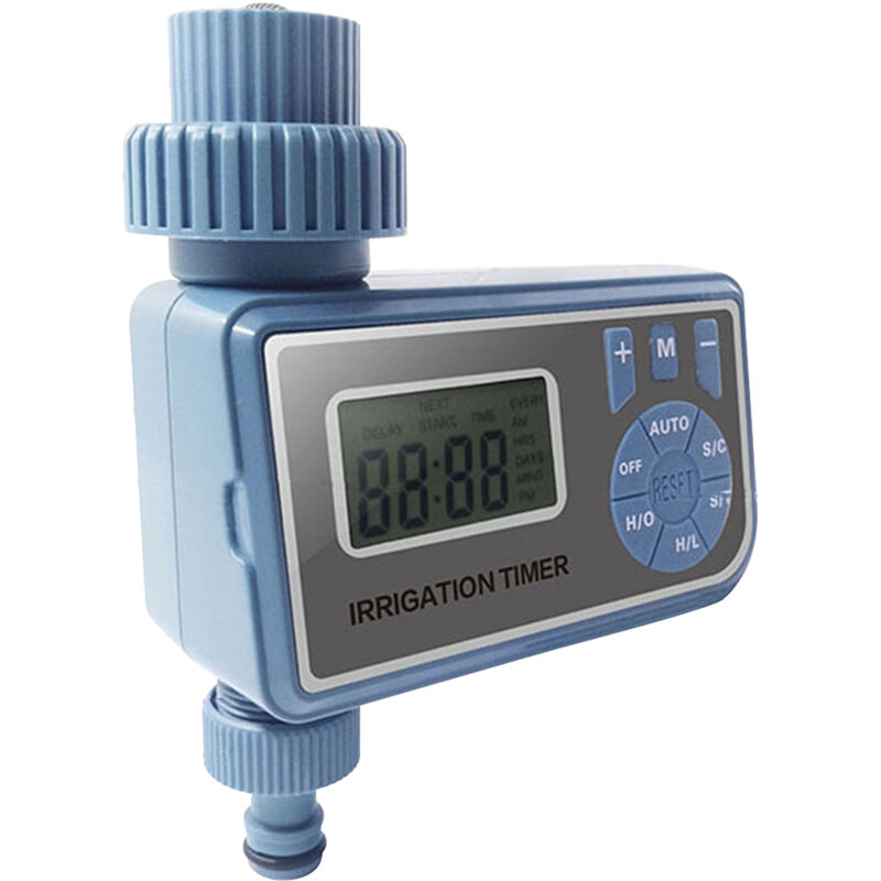 

Controlador de temporizador de agua de riego, temporizador de riego automatico,Azul