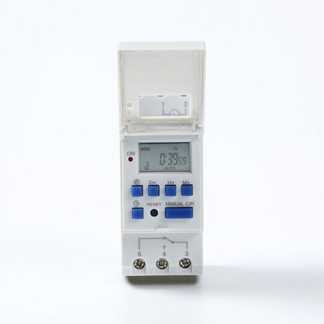 Controlador de tiempo electrónico tipo riel con interruptor de control de tiempo para microcomputadora pequeña THC15A