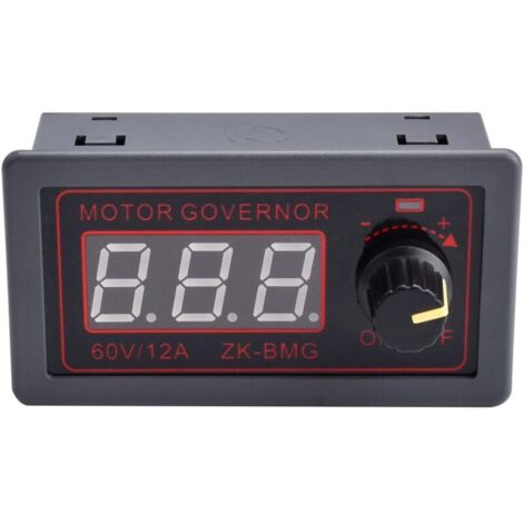 Controlador de velocidad PWM de 5 V, 12 V y 24 V, 500 W, regulador de velocidad de motor eléctrico con módulo controlador y generador de señal PWM5.