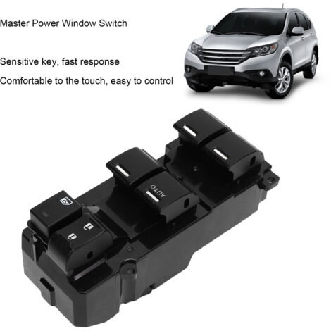 Controlador del interruptor maestro de elevalunas eléctrico, 35750 TA0 A02, ABS de alta sensibilidad para control de elevalunas con diseño ergonómico.