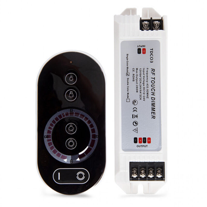 

Controlador-Dimmer Táctil Tira LED Unicolor 12-24VDC ► 144/288W (KD-DIMCOLOR)