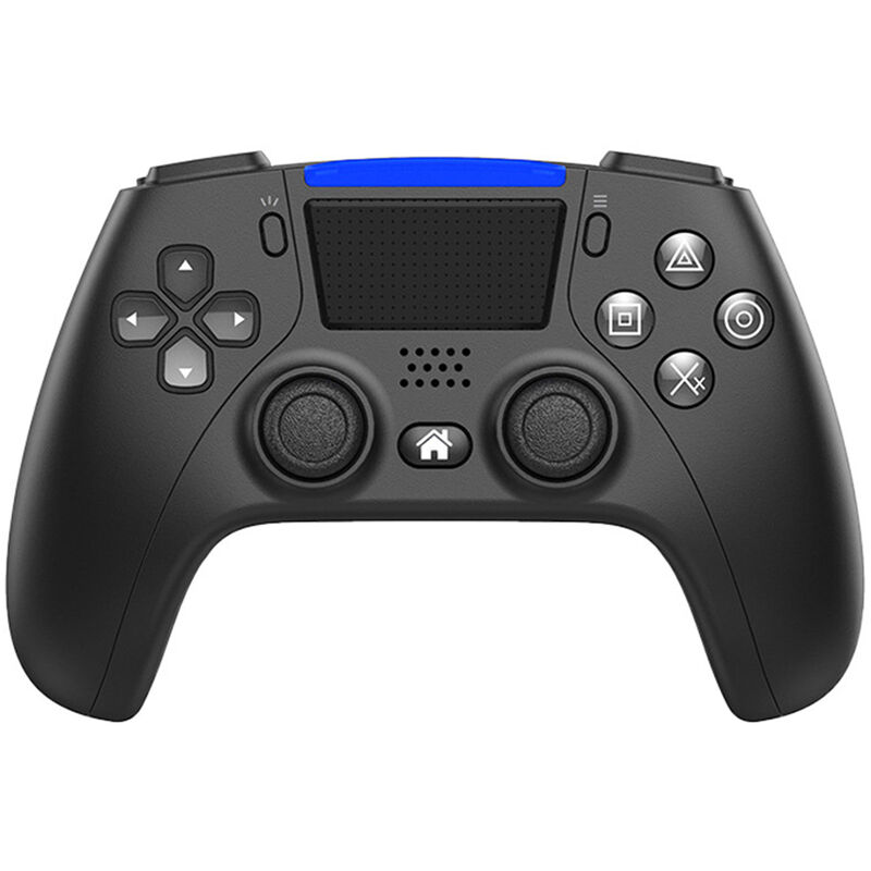 

Controlador inalambrico BT Gamepad Controlador de juegos Vibracion dual Sensor de 6 ejes Reemplazo para Sony PS4 Controlador PlayStation 4, Negro