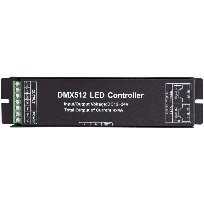 

Controlador DMX512 4 Canales