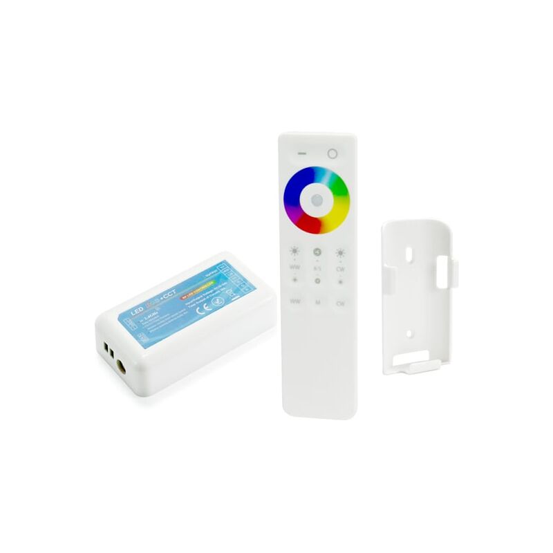 

Controlador LED Táctil para Tira RGB+W+WW 12/24VDC Blanco | IluminaShop