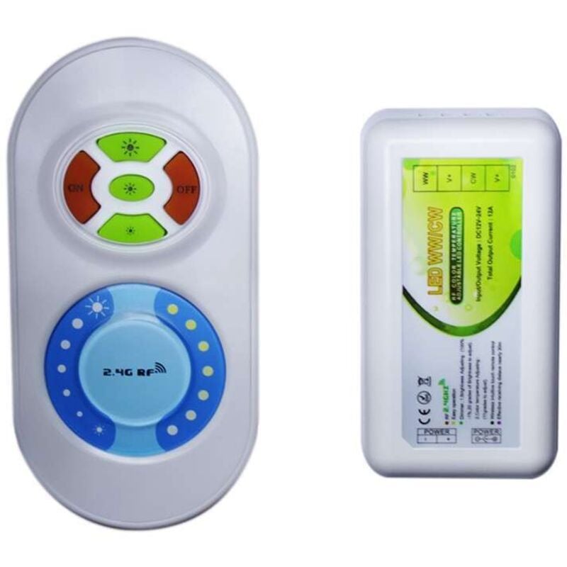 

Controlador / mando a distancia para la cinta de LED - diferente escala de blancos