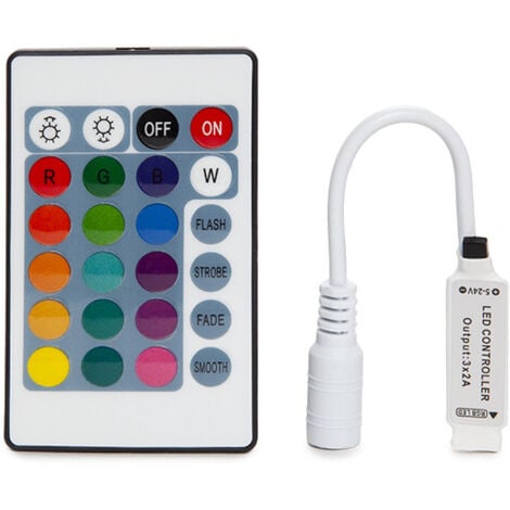 Kit de tira LED RGB Octans USB con control remoto y control WIFI mediante  APP (5V DC), 4 x 0,5 m, Plástico