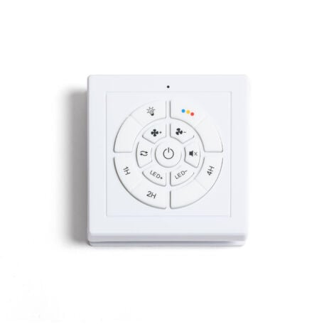 EFECTOLED Controlador pared Empotrable para Ventilador de Techo Blanco