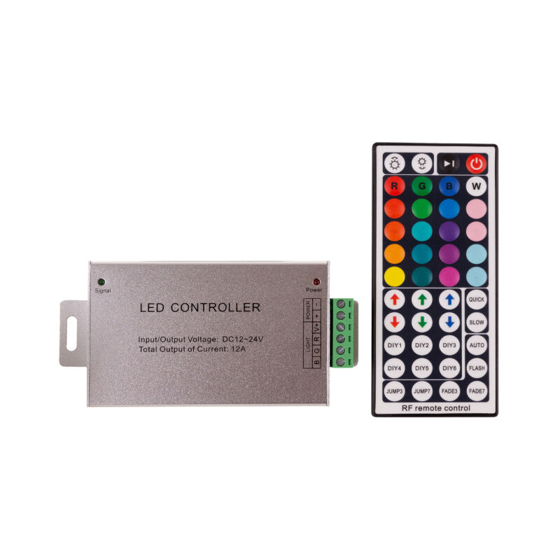 

Controlador Rf Tira LED RGB Mando a Distancia 12-24VDC ► 144/288W (TB-QC51)