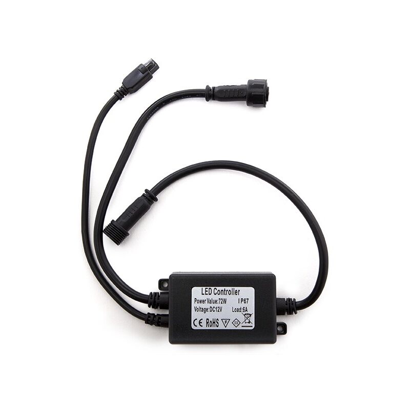 

Controlador RGB IP67 12VDC 4A/Circuito Mando a Distancia Ir (SC-Z102)