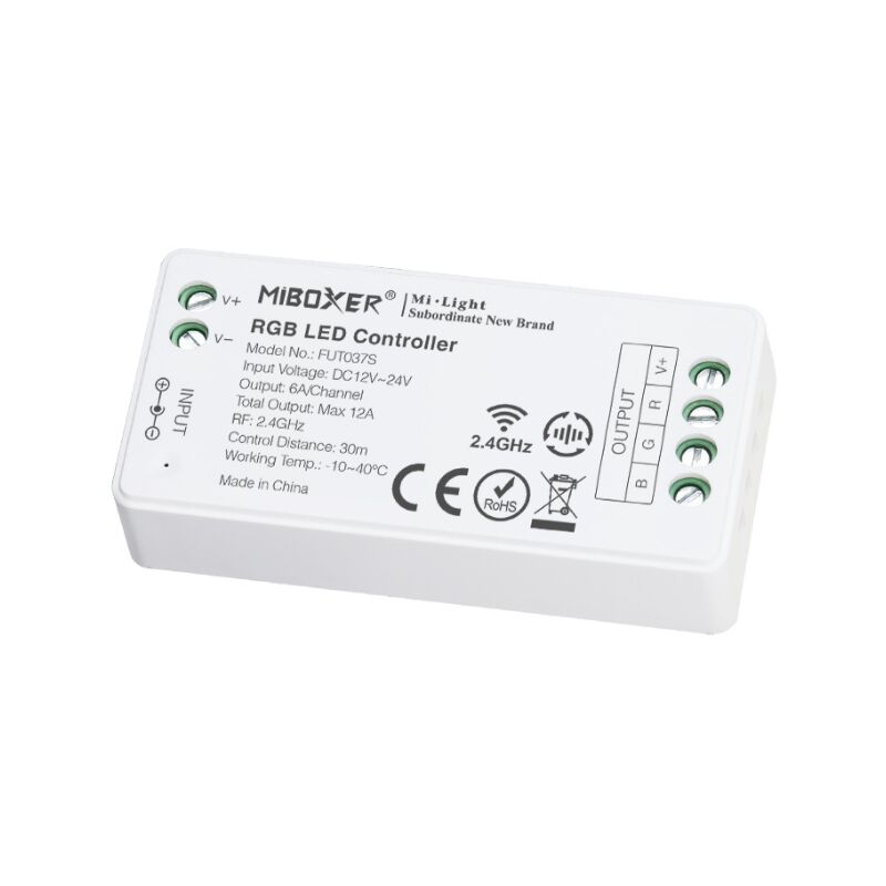 

Controlador RGB DC12V-24V 2.4GHz - Mi Light