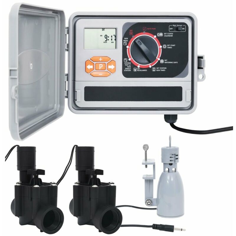 

Controlador riego con sensor de humedad y valvula solenoide