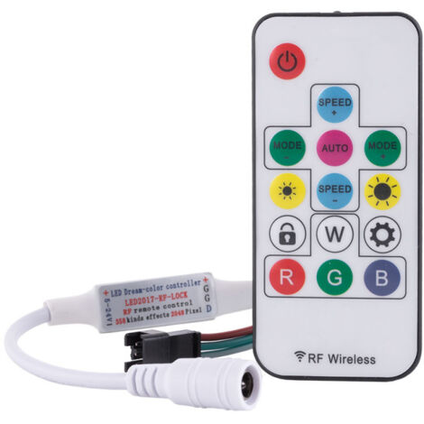 Emuca Kit de tira LED RGB Octans con control remoto y control WIFI mediante  APP (12V DC), 5 m, Plástico, 1 ud.