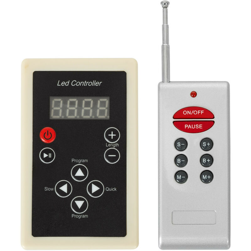 

Controlador Tira LED RGB Digital SPI 12V DC Control Remoto RF -